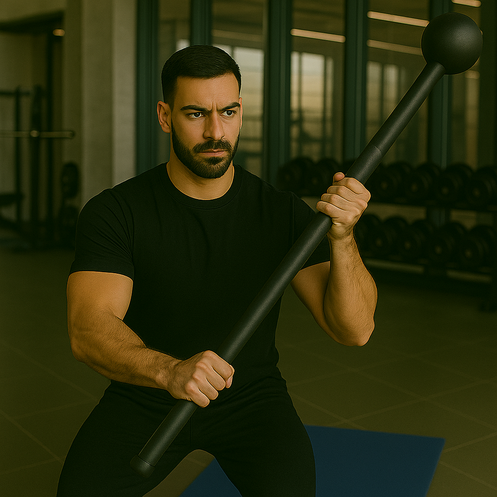 Steel Mace - Support Full Body, Muscles, Shoulder, Grips & Forearms Workouts