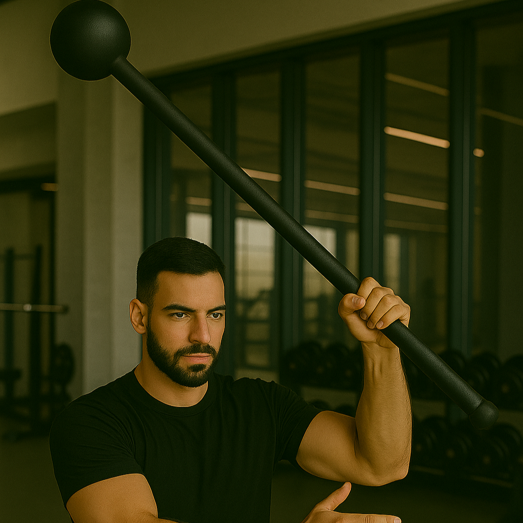 Steel Mace - Support Full Body, Muscles, Shoulder, Grips & Forearms Workouts